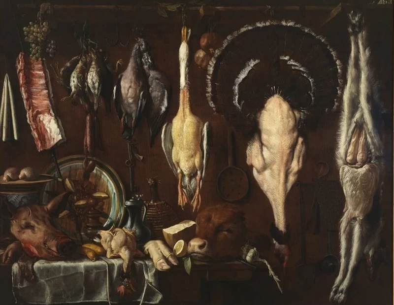 Natura morta con cacciagione - Galleria degli Uffizi, Firenze